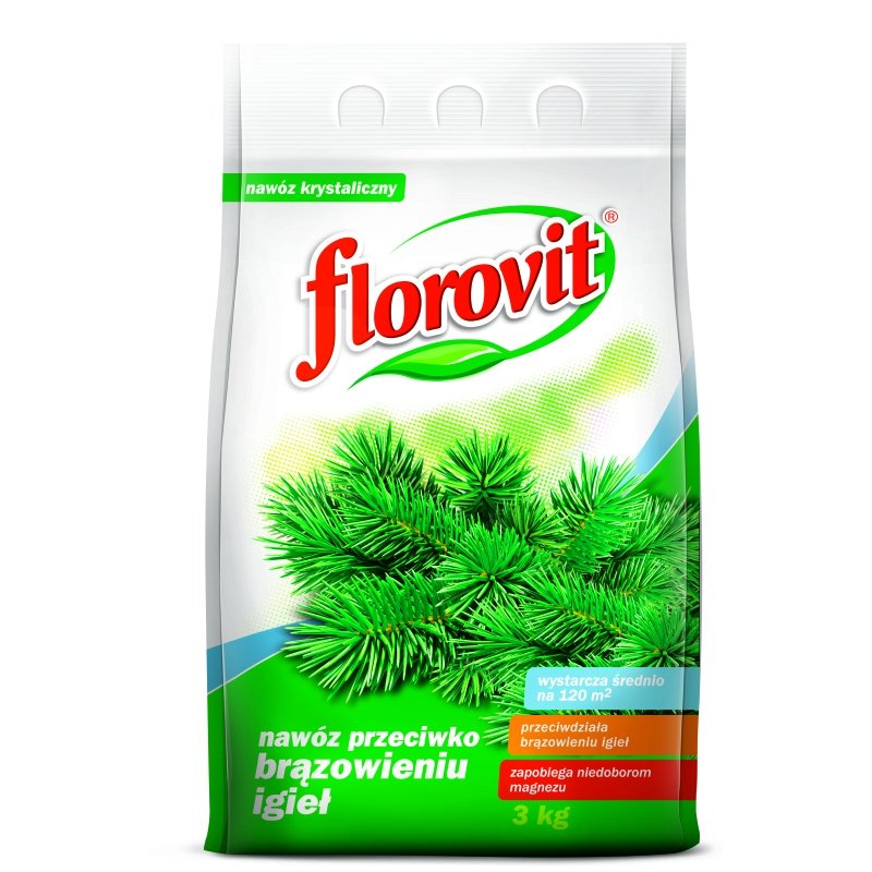 Удобрение против бурения хвои 3кг. FLOROVIT